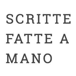 Scritte fatte a mano